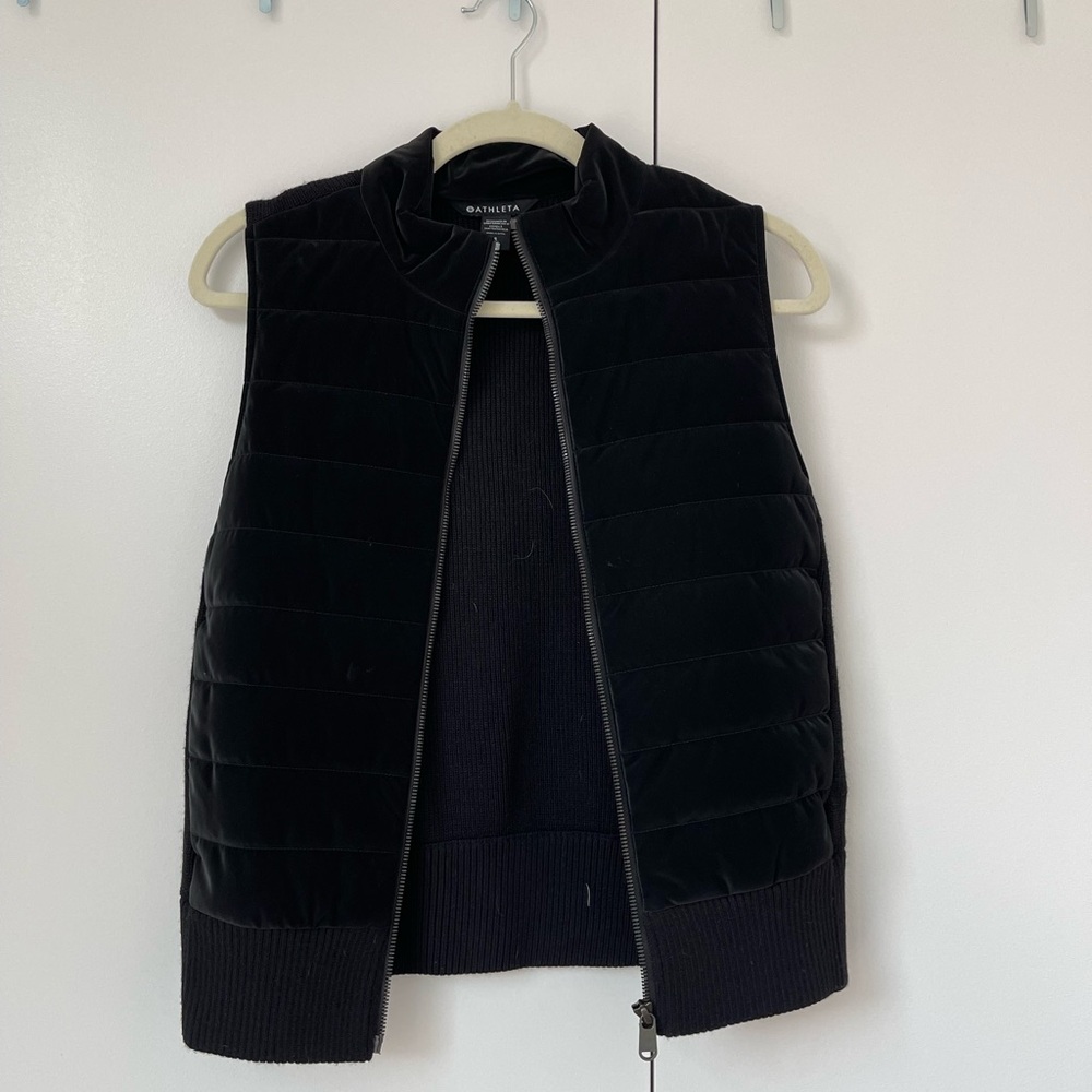 Black Quilted Vest